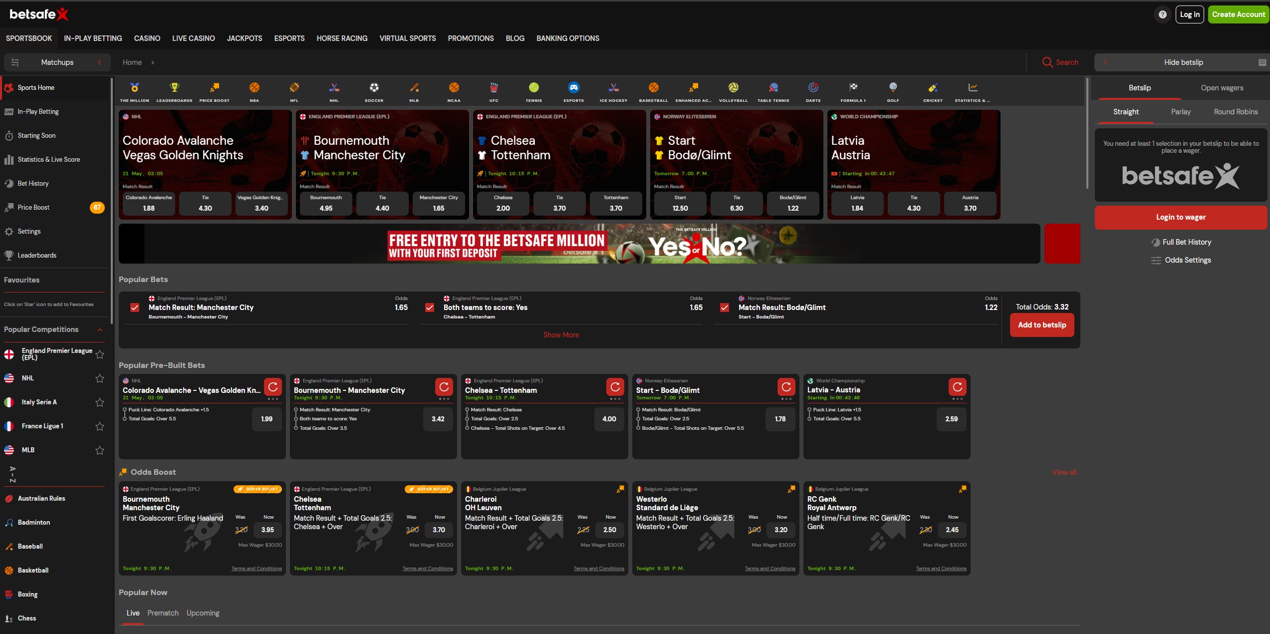 Betsafe Casino screenshot 5