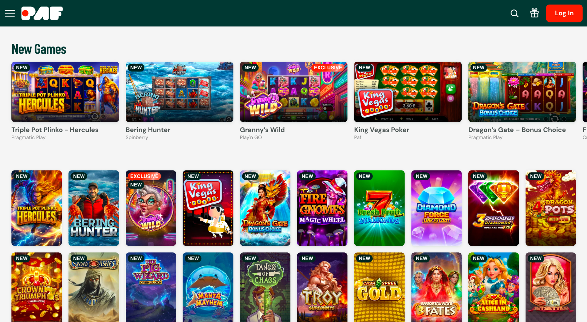 Paf Casino screenshot 4