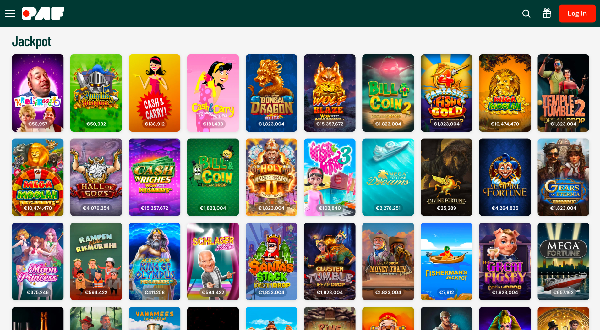 Paf Casino screenshot 5