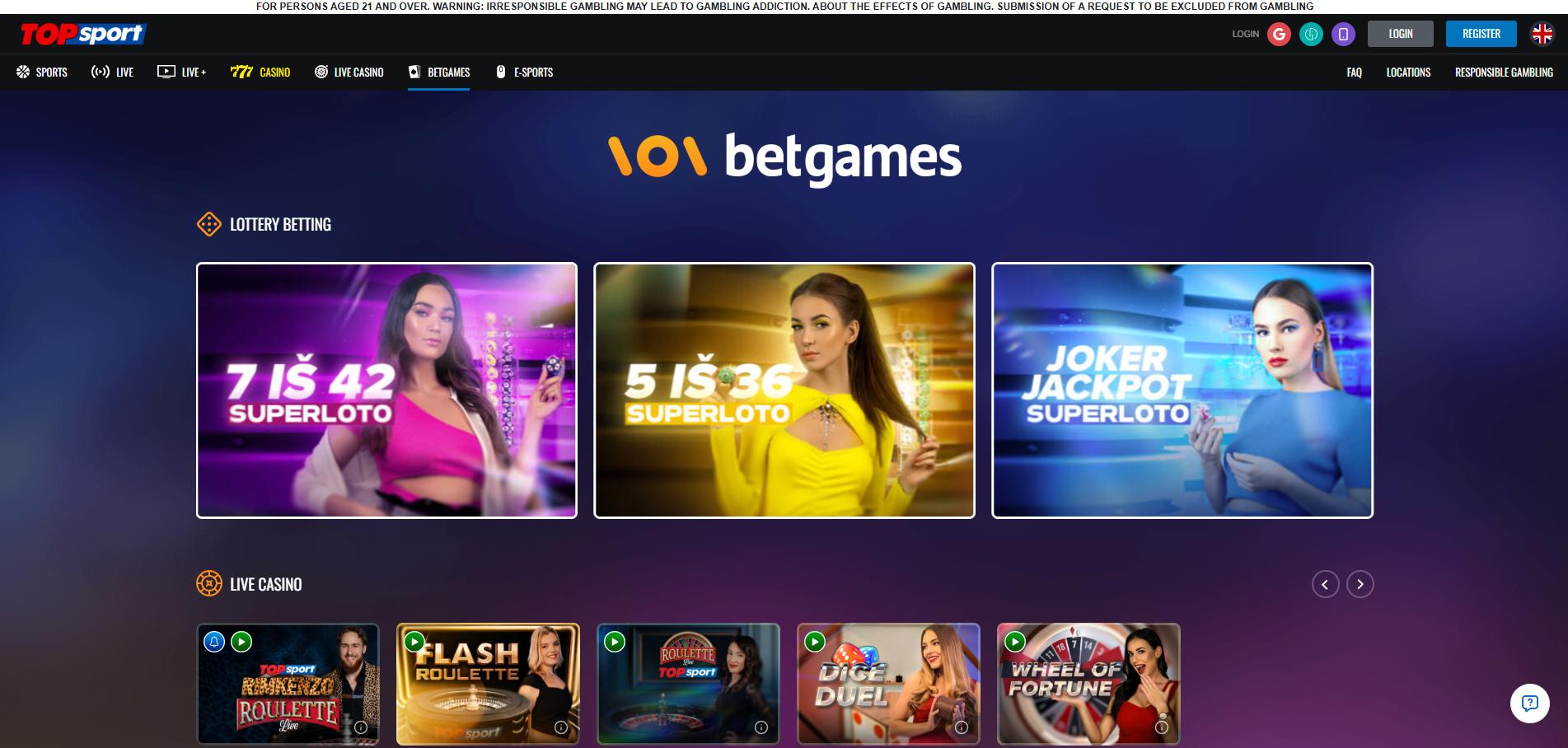 TopSport Casino screenshot 5