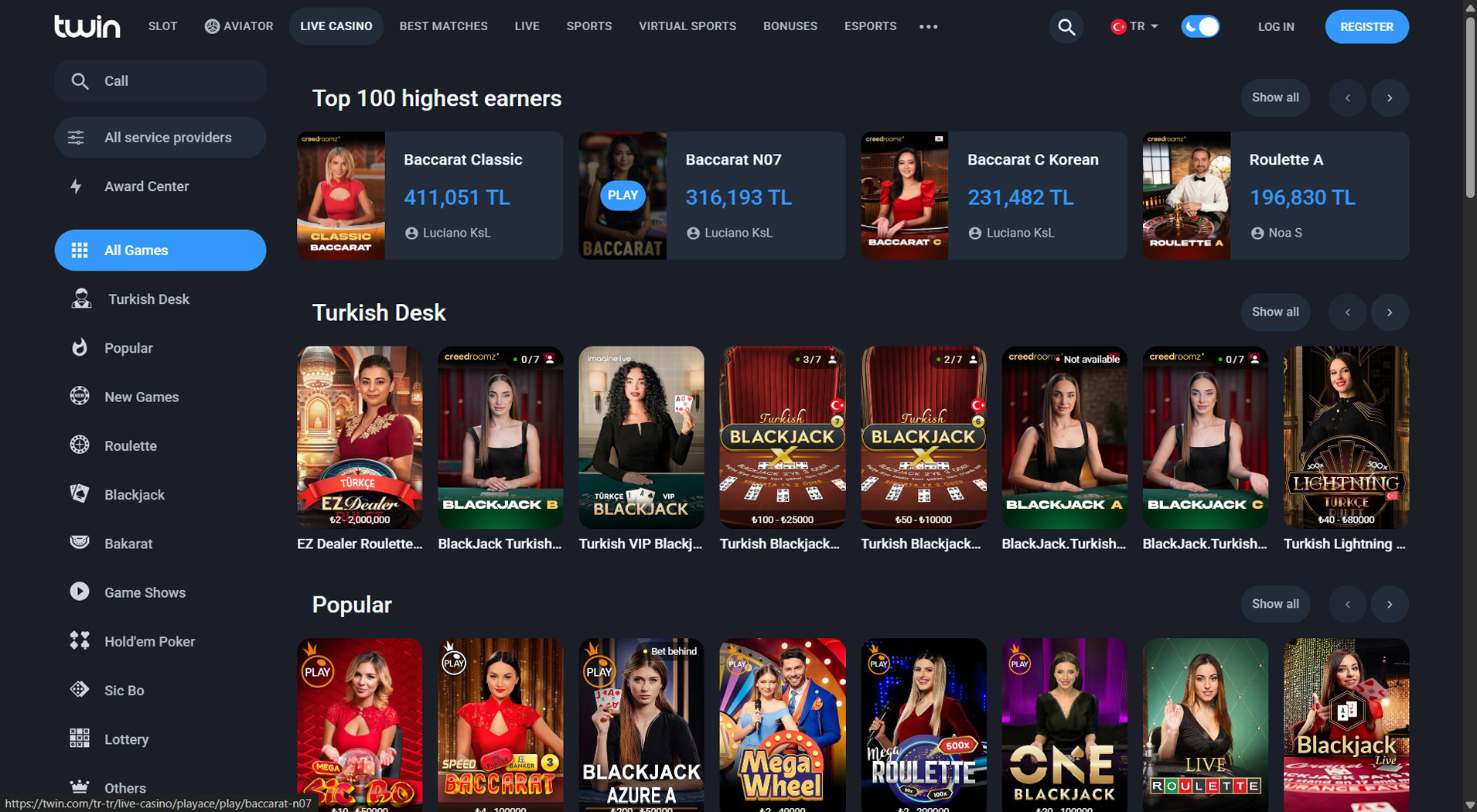 9. Twin Kazino- Lengvas Online Kazino Sąranka